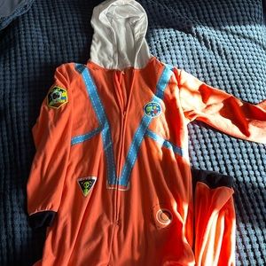 Astronaut zip up pajamas